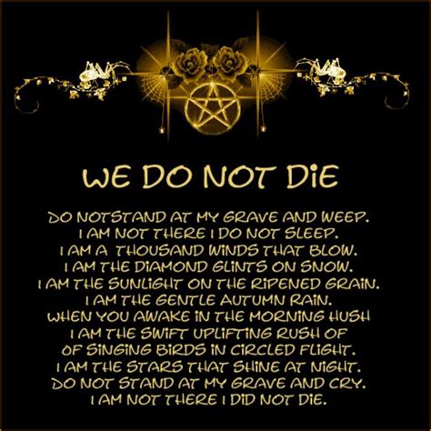 Blessings for the Departed: Wiccan Funeral Poetry